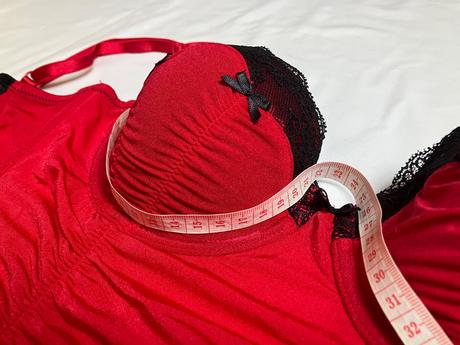 Dámsky červený čipkovaný korzet na ramienka, c&a,xs