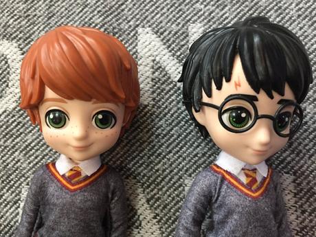 Babika harry potter, ron weasley a sova hedviga,