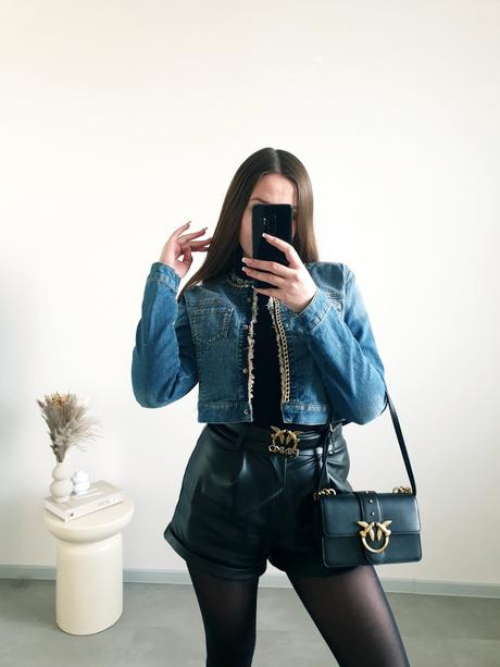 Motivi rifľová bunda s retiazkou s, s