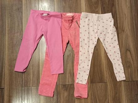 Next nohavice a 2 x legíny veľ.110 cm, next,110
