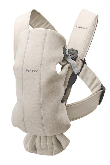 Babybjörn mini light beige 3d jersey nosič, babybjörn