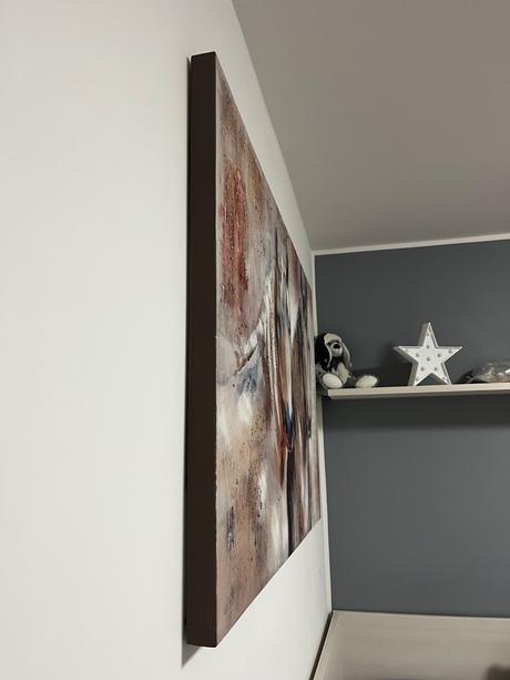 Obraz abstratná maľba kone, 