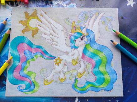 My little pony princezná celestia obrázok, 