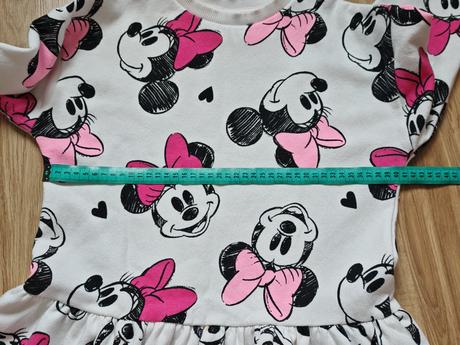 Mikinové šaty minnie 134, 134