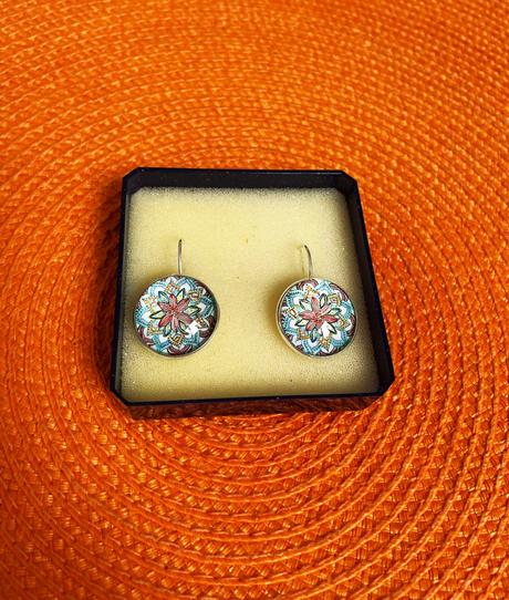 Boho náušnice-mandala pokoja, 