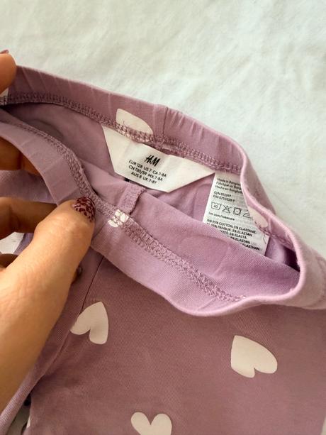 Leginky so srdieckami, h&m,128