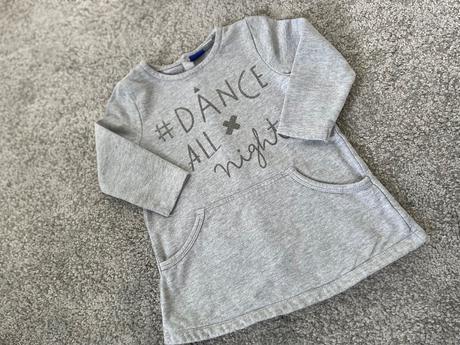 Lupilu mikinové šaty s vreckom 86/92, lupilu,92
