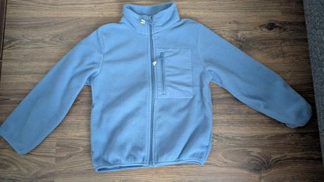 Flisova mikina, h&m,128