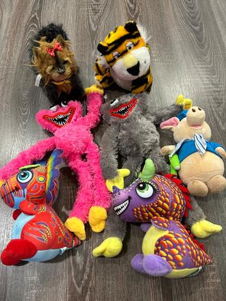 Rozne plyšaky 7ks,