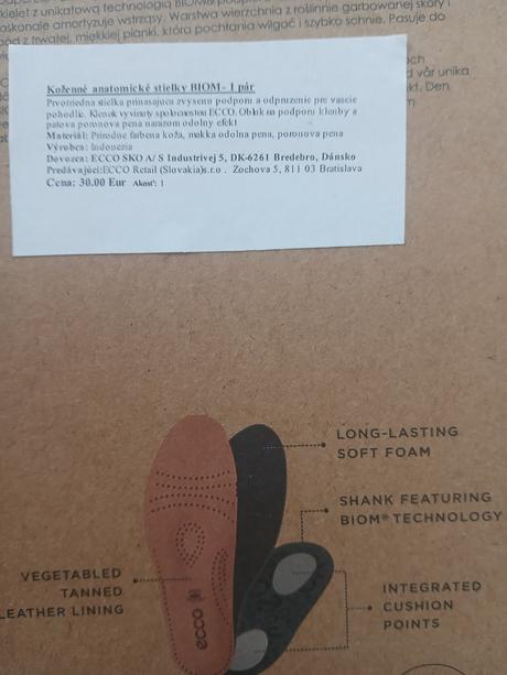 Stielky do topánok, ecco,39