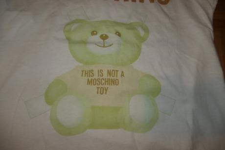 Moschino bear original damske bavlnene s/m, moschino,s