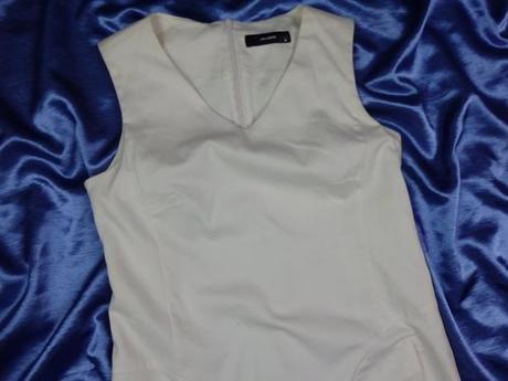 Kvalitné biele šaty, 36