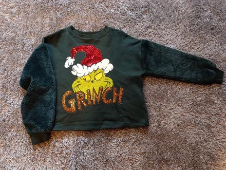 Grinch vianočna mikina ff 146, tesco,146