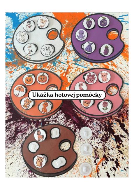 Farbičky - didaktická hra, 