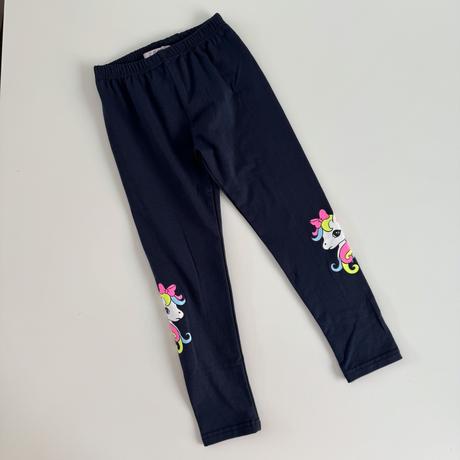 Dievčenské legíny elin tmavomodrá, 128 / 134