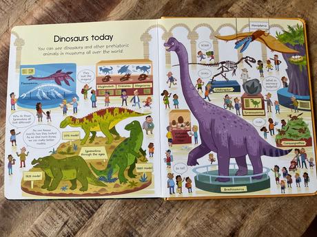 My very first dinosaurs book, usborne,