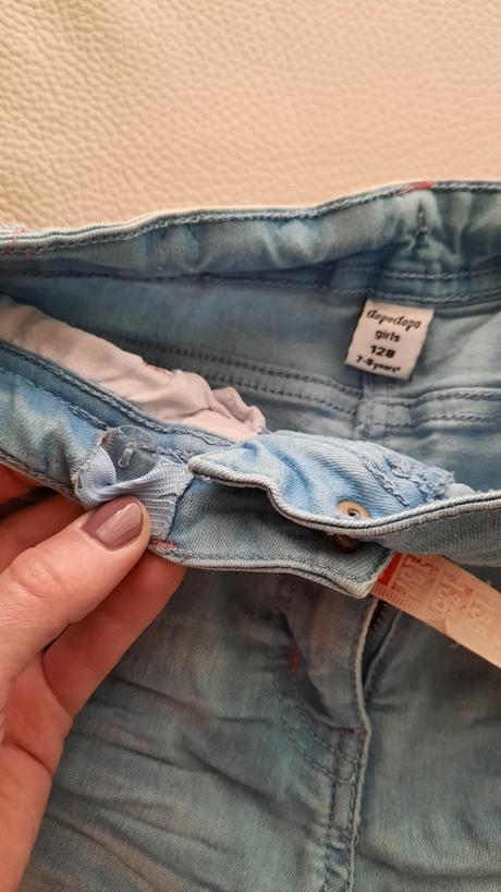 Rifľové nohavice dopodopo 128, dopodopo,128