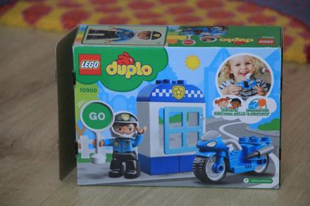 Lego duplo policajná motorka,