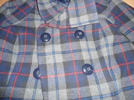 Jesenny kockovy kabat, m