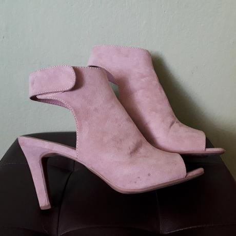 Krásne ružové sandalky na opatku, graceland,39