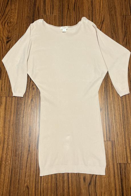 Svetloružové šaty tenký úplet, 