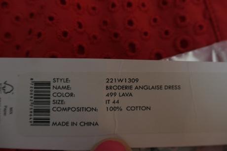 Karl lagerfeld luxusne madeirove cervene letne m/l, l