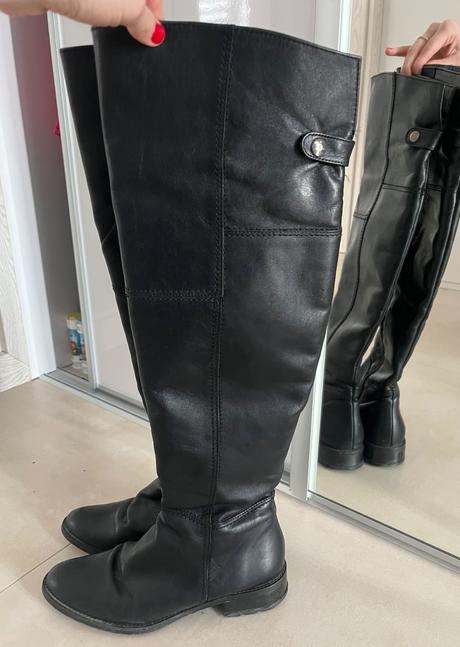Kozene cizmy po kolena, 37