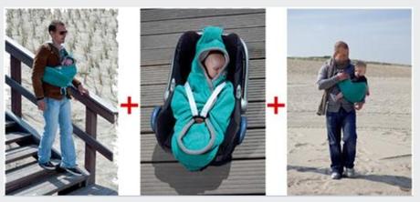 Baby vak lodger+nosič shelter, cena s postou, lodger