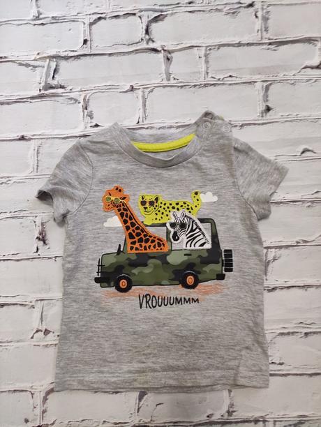 Bavlnené tričko, top stav, pošta grátis, baby club,74