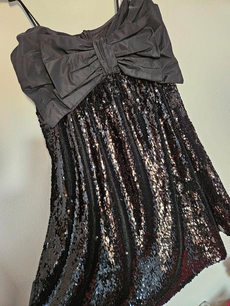 Zara spoločenské mini šaty s flitrami m, zara,m