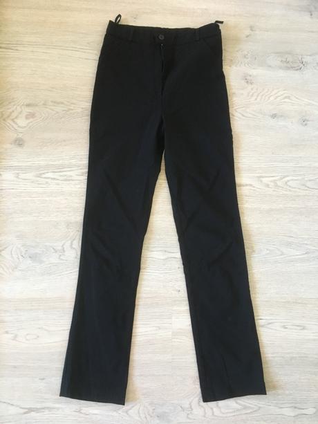 Elastické nohavice s vysokým pásom, xs