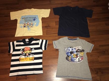 4 chlapčenské tričká, 98