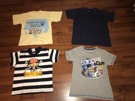 4 chlapčenské tričká, 98