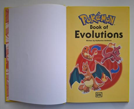 Pokémon príručka "book of evolutions",