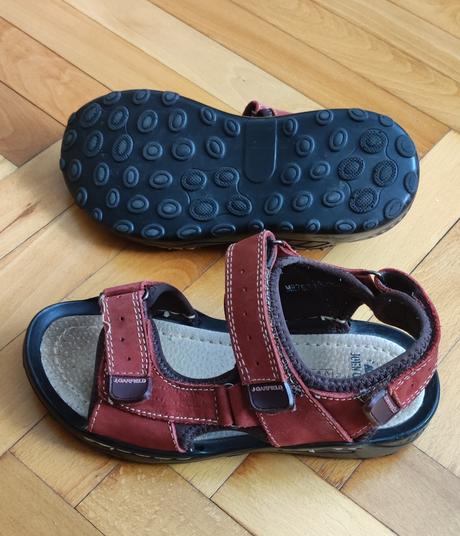 Detské kožené sandále, john garfield,32