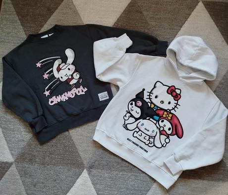 Mikiny zara s motívom sanrio 2ks, zara,164