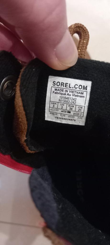 Sorel dievcenske topanky, sorel,34
