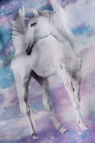 Sviatočné šaty s jednorožcom next uk, next,92 / 98 / 104 / 110