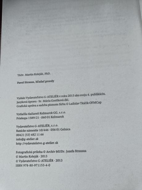 Pavol strauss, hľadač pravdy, 