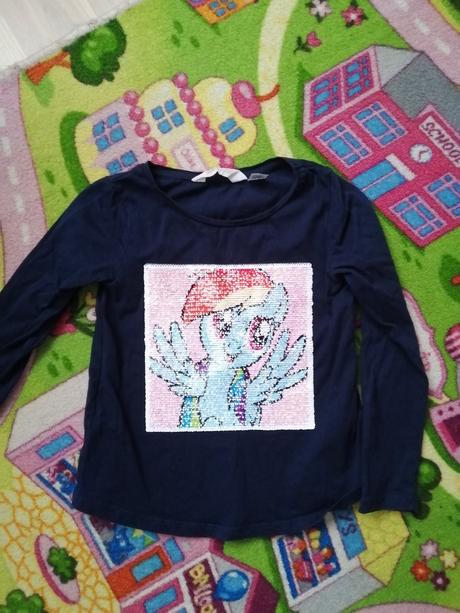 Premieňacie tričko s poštovným, h&m,122