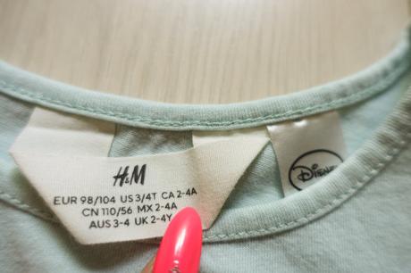 Šaty h&m frozen 98/104, h&m,98