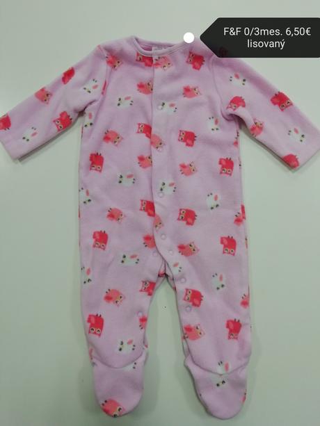 Flisový overal dupačky, f&f,62