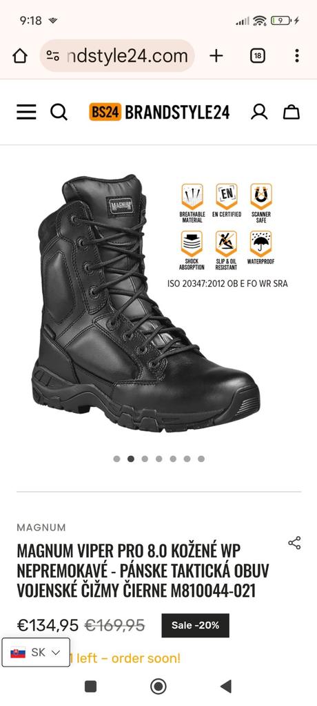 Magnum viper 8 koža, 40 / 42