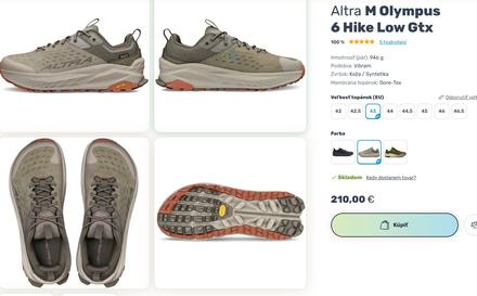 Altra olympus 6 gtx low, 45