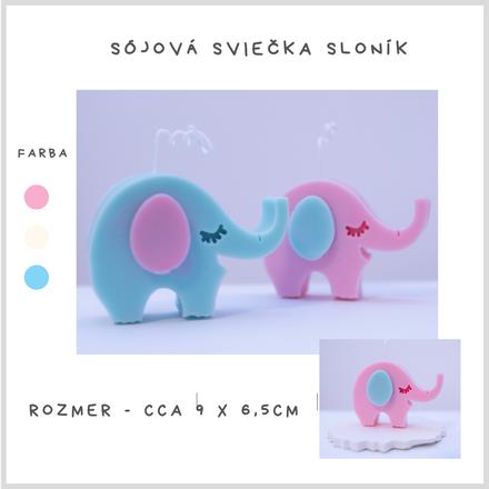 Sójová sviečka sloník, 