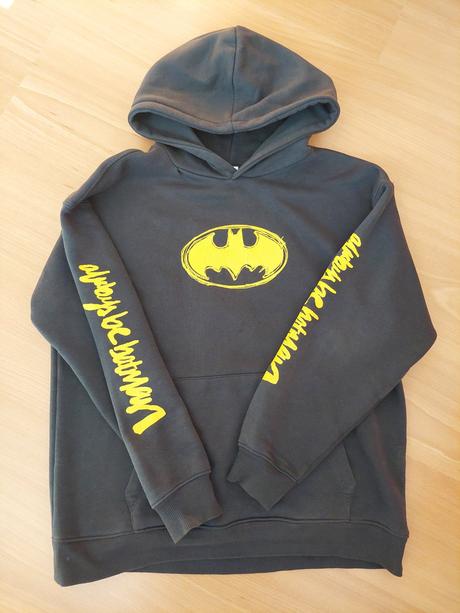 Tmavošeda mikina batman, zara,164