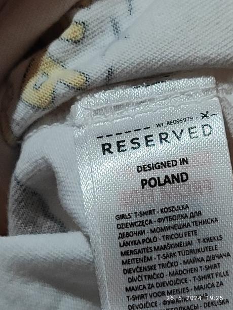 Bavln.tricko crop harry poter 146, reserved,146