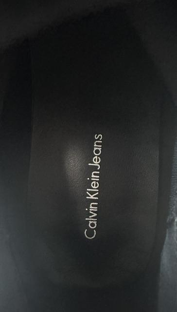 Čierne elastické ľahké tenisky calvin klein jeans, 39