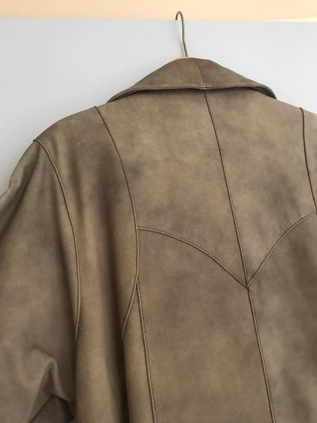 Kožené zateplené paleto, xl