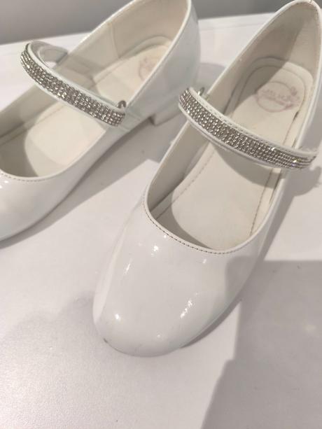 Biele sviatočné topanky, nelli blu,37